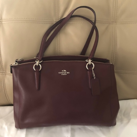 Coach Handbags - Coach Handbag - burgundy